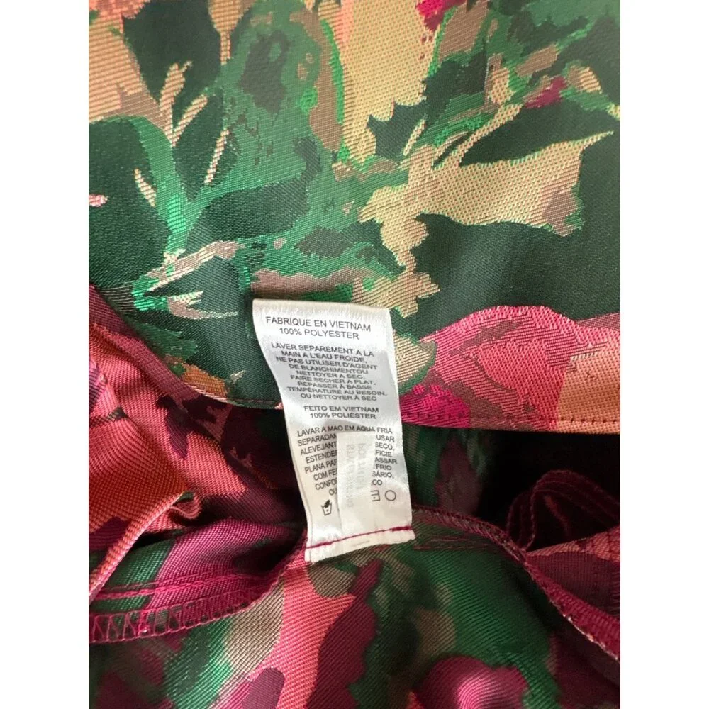 Ignite Evenings Womens Sleeveless Floral Jacquard Midi Dress size 18 new $149 - Picture 7 of 9